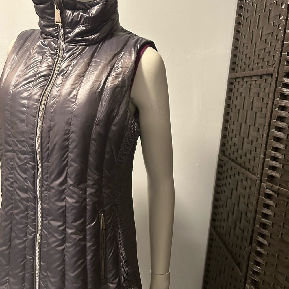 Calvin Klein Performance Down Silver/Grey Puffer … - image 1